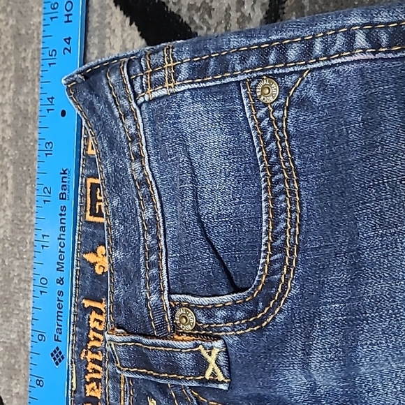 ROCK REVIVAL JESSICA EMBROIDERED SKINNY DENIM JEAN - Picture 6 of 15